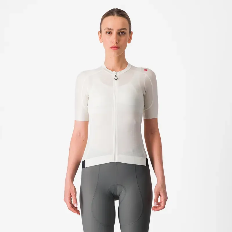 Castelli Espresso Women's Jersey In Ivory/Grey
