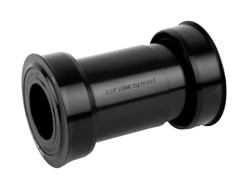 CeramicSpeed Road Ceramic Bearing 386 EVO 24mm Shim Alpha Bottom Bracket in Black