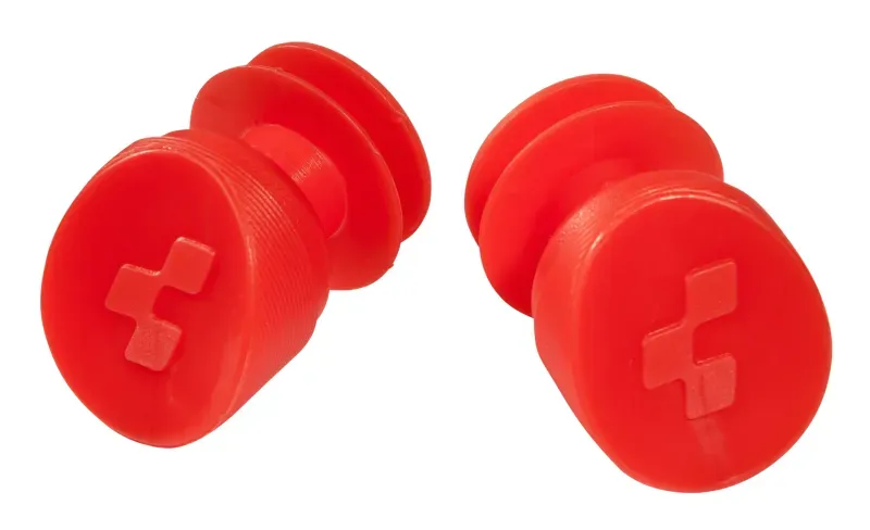 2020 Cube Bar End Plugs in Red