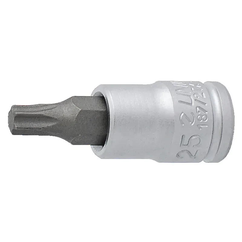 Unior 1/4 Screwdriver Socket With TX Profile