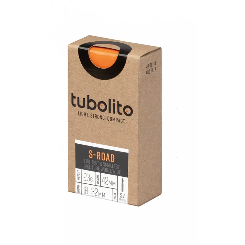 Turbolito S-Tubo Road Tubes in Orange