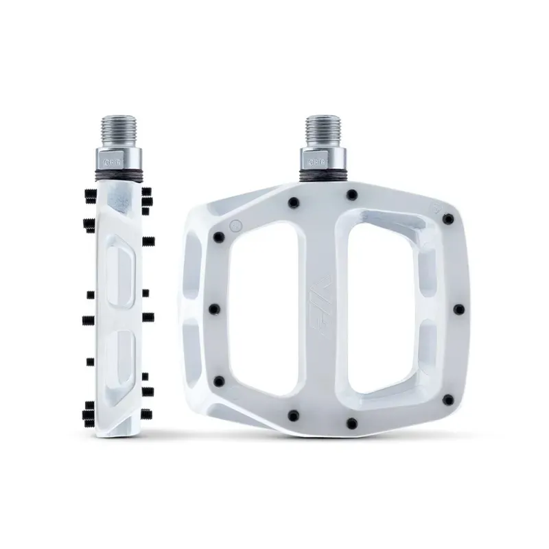 DMR V12 Flat Platform Ultra Low Profile MTB Pedals in White