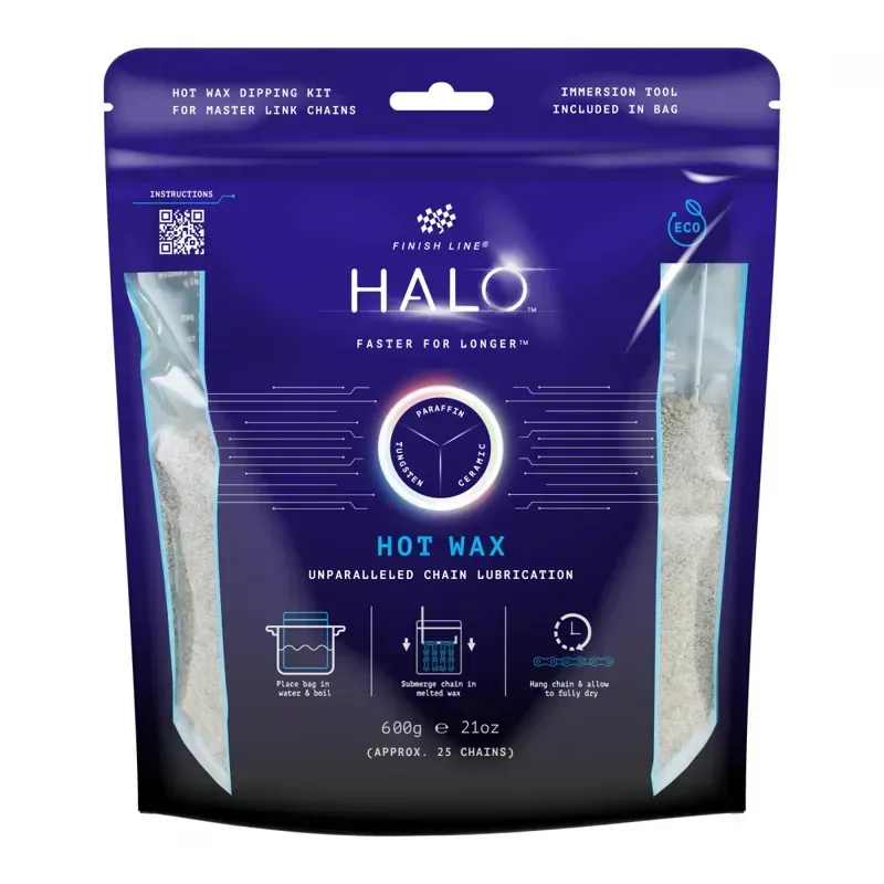 Finish Line Halo Hot Wax 600g Granular Boil Bag in Blue