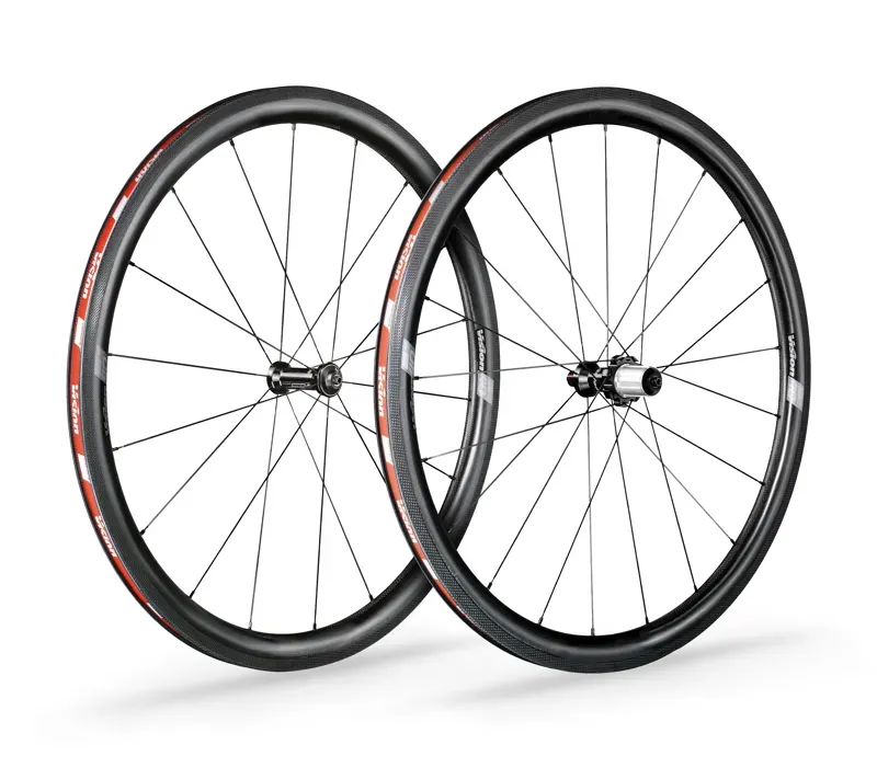 Vision SC 40 Carbon Clincher Road Wheelset in Black