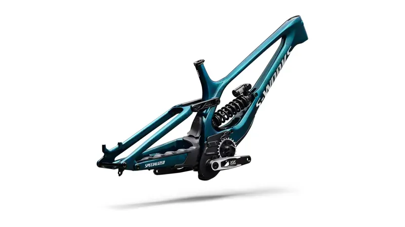 Specialized S-Works Demo 11 Frameset in Teal Tint Carbon-2