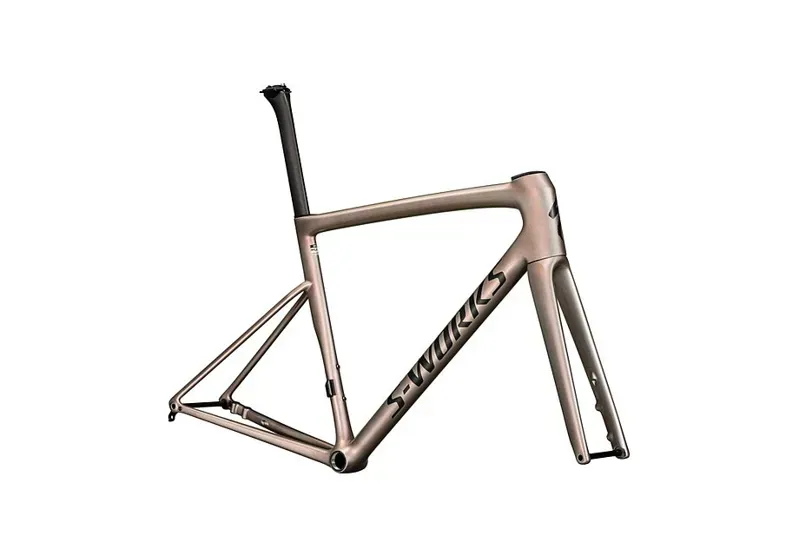 S-Works Tarmac SL8 Frameset Viavi Red Gold Over Silver/ Obsidian-2