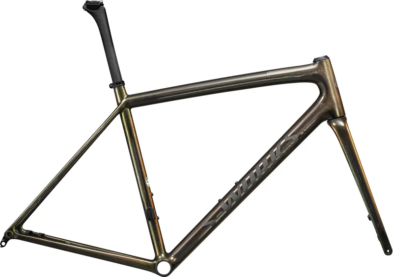 S-Works Aethos Frameset CARBON MAGENTA-GOLD EDGE ALL OVER GOLD 25/ OBSIDIAN
