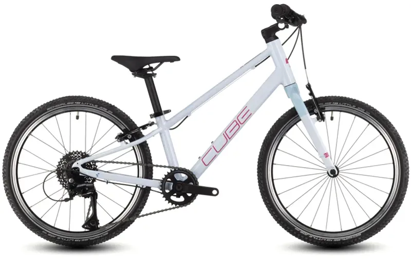 Cube Numove 200 Kids Bike In Flashwhite/Pink