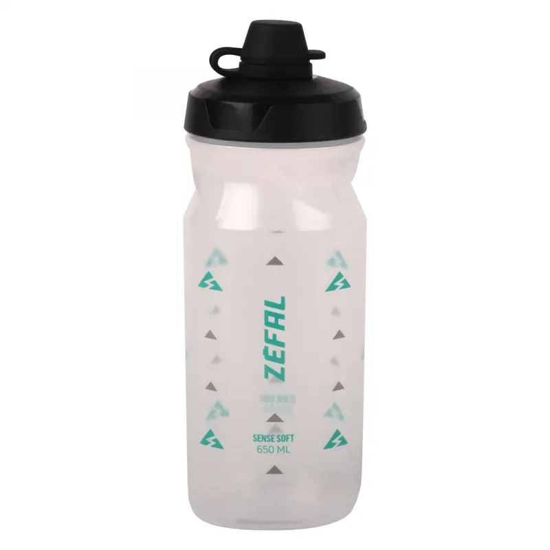 Zefal 22oz Sense Soft 65 No Mud Bottle in Clear