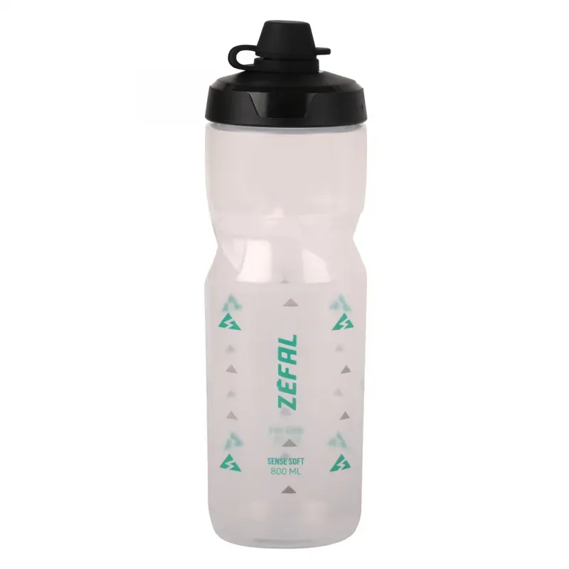 Zefal 27oz Sense Soft 80 No Mud Bottle in Clear