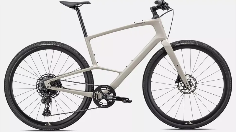 Specialized Sirrus X 5.0 Hybrid Bike in White Mountaints/Gunmetal