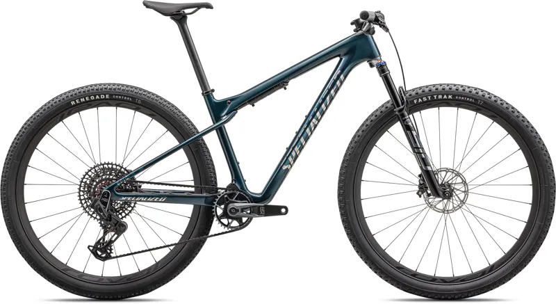 Specialized Epic World Cup Pro Mountain Bike In Deep Lake Metallic/Chrome