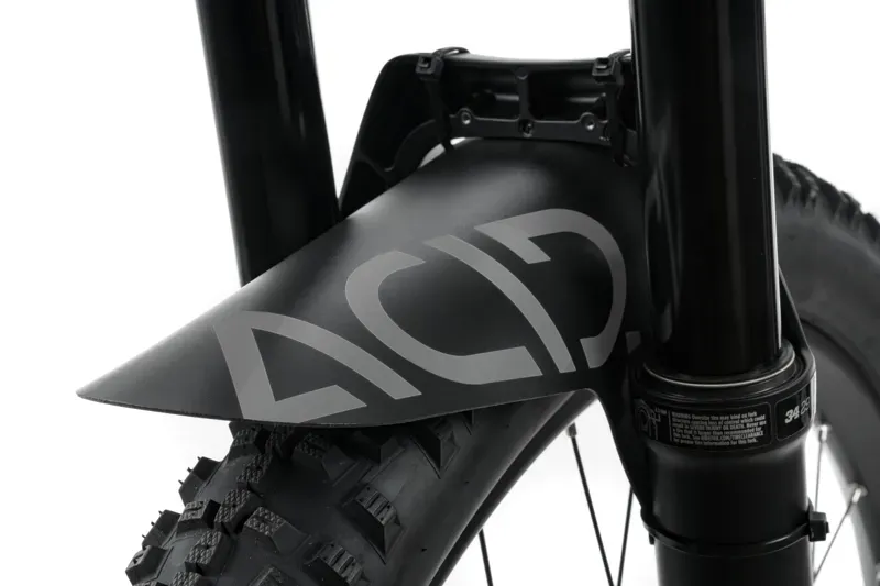 Acid Mudguard Downhill In Black/Flashgrey-1