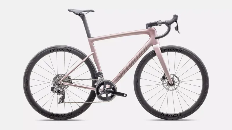 Specialized Tarmac SL8 Expert Road Race Bike In Satin Champagne/Black Pearl
