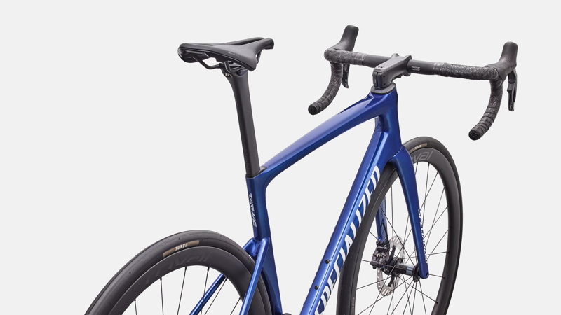 Specialized Tarmac SL9 Expert Shim. Ult. Di2 Road Bike in Blue/White-9