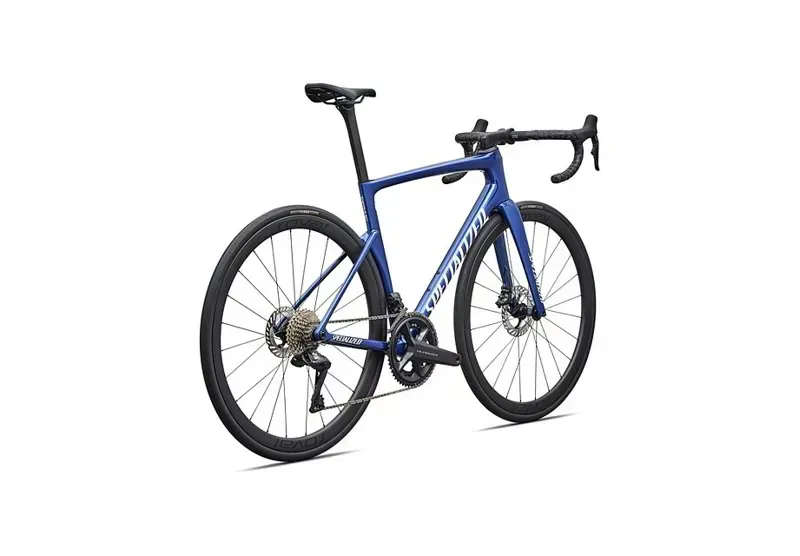 Specialized Tarmac SL9 Expert Shim. Ult. Di2 Road Bike in Blue/White-6