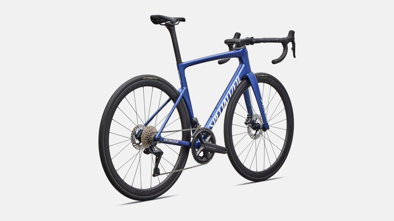Specialized Tarmac SL9 Expert Shim. Ult. Di2 Road Bike in Blue/White-5