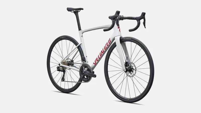 Specialized Tarmac SL9 Comp Shim105 Di2 Road Bike in Dolomite/Cayenne-1