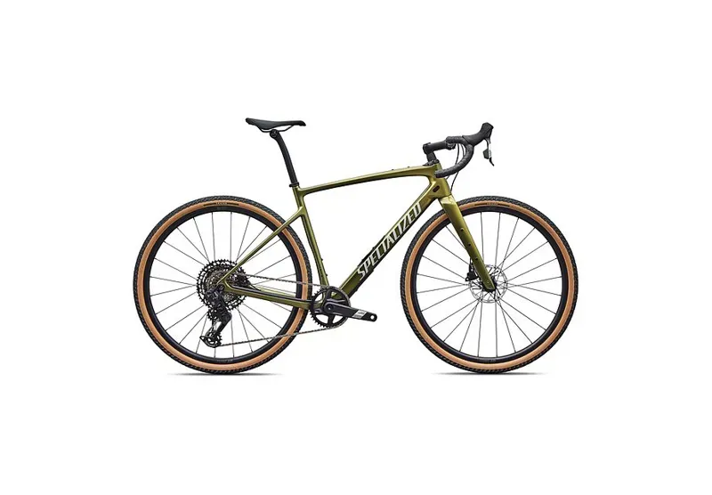 2026 Specialized Diverge 4 Comp Carbon - SRAM Apex AXS Laurel Green Dolomite