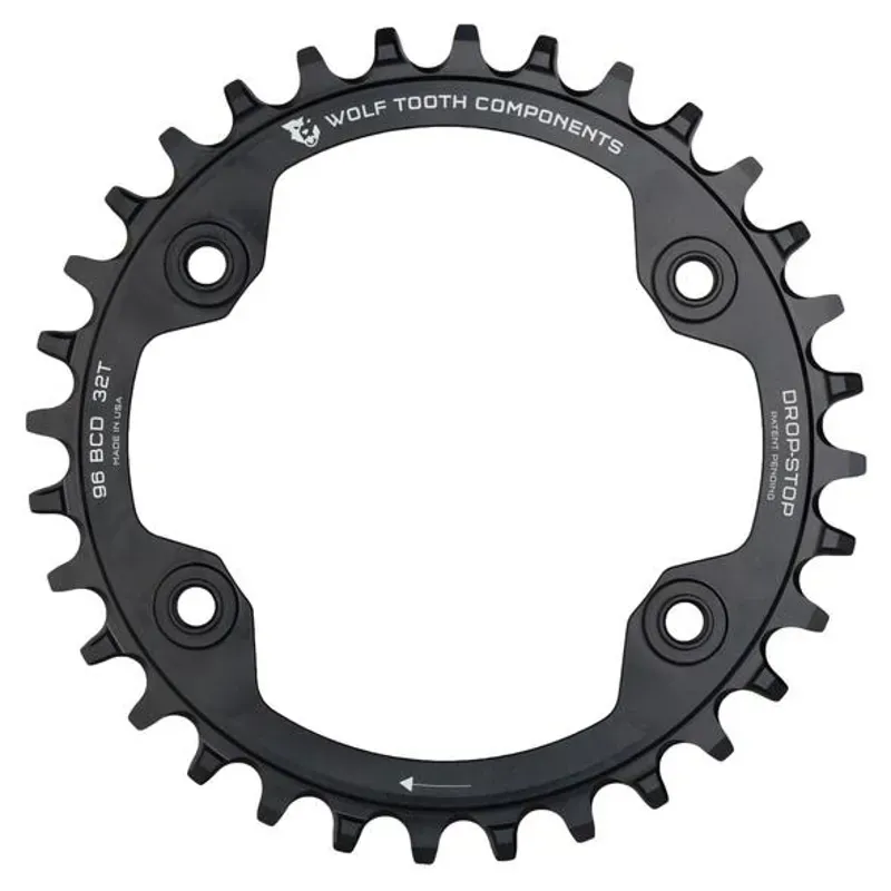 Wolf Tooth 96mm BCD M8000 Chainring in Black