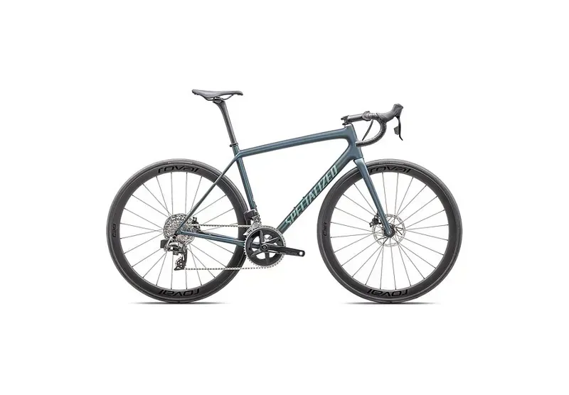 Specialized Aethos Expert Carbon Road Bike w/ Rival eTap AXS Groupset in Lake/Green