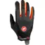 Castelli Arenberg Gel Long Fingered Glove in Dark Grey and Orange