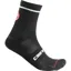 Castelli Entrata 13cm Cuff Sock in Black