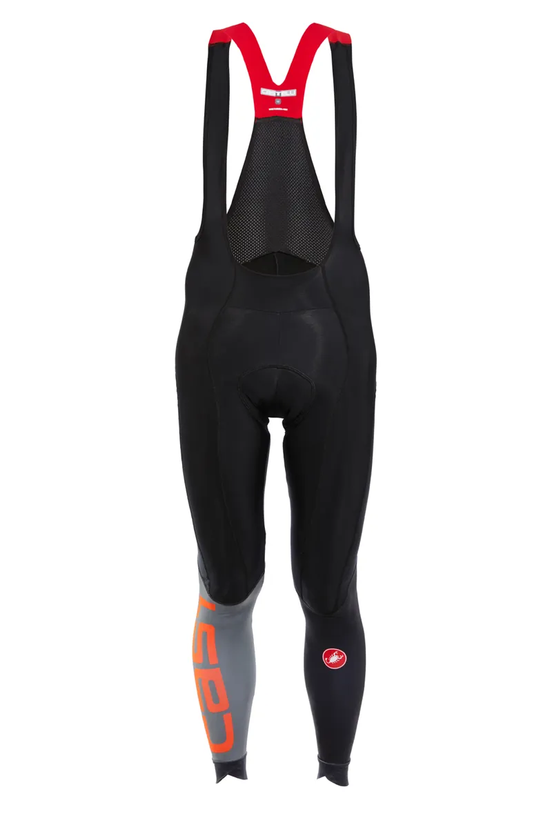 Castelli LW Bibtight Mens 2019 Forest Grey/Black/Orange