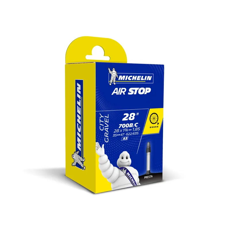 Michelin Airstop Road Inner Tube 700c x35-47mm Inner Tube-1