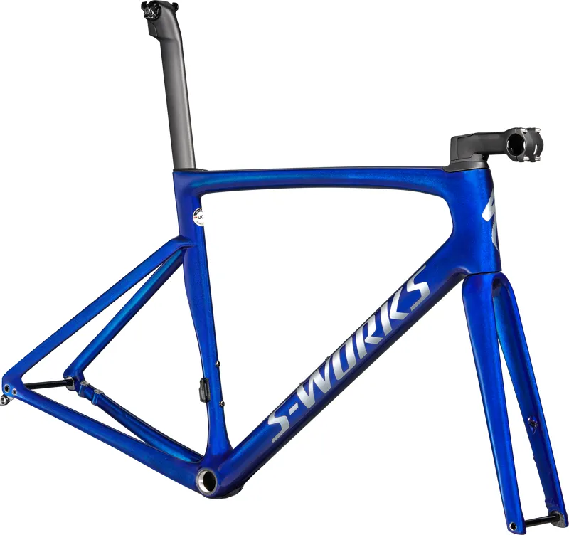 2021 Specialized S-Works Tarmac SL7 Frameset in Blue Tint and Chr