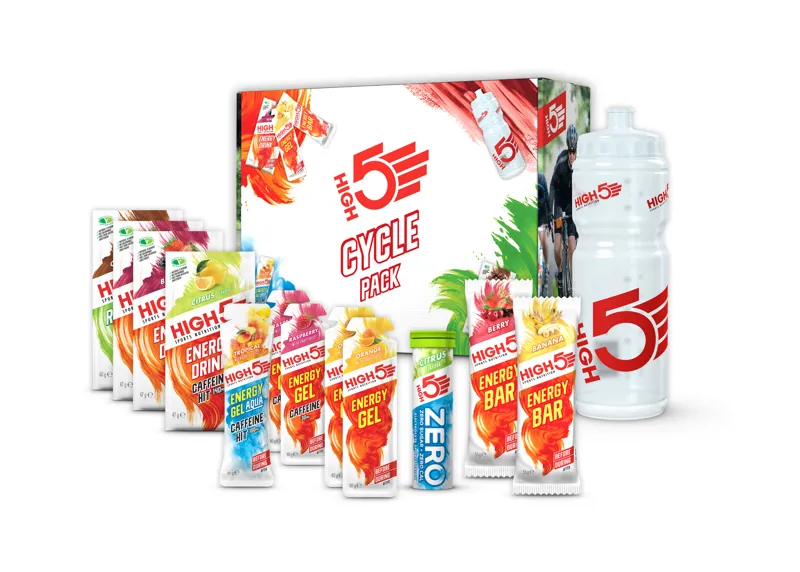 High5 Cycle Pack Energy Product and Waterbottle Pack