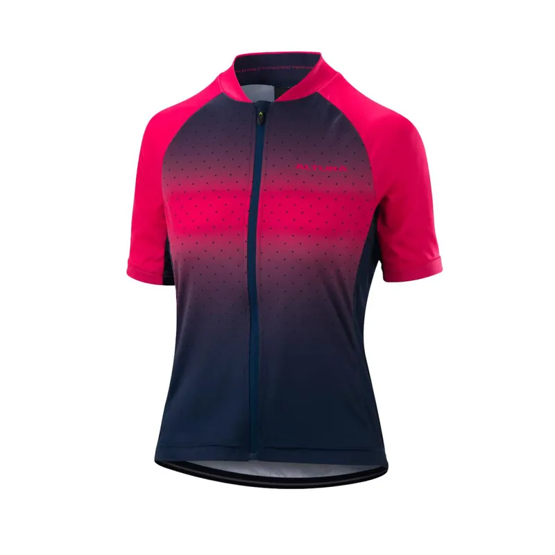 Altura 2019 Womens Airstream Short Sleeved Jersey Purple/HiVis Pink