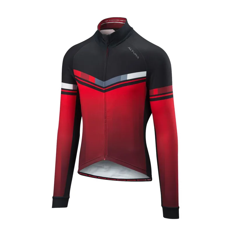 Altura ThermoInvader Long Sleeved Jersey Mens 2019 Red/Black