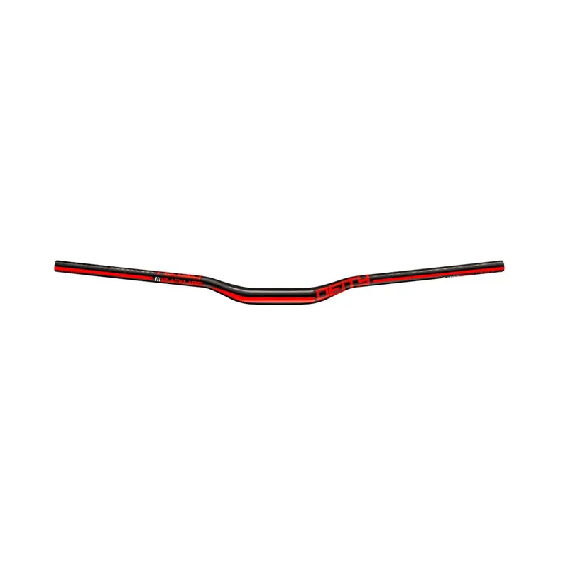 Deity Black Label Alloy Bars with 31.8mm bore and 25mm rise Red