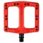 Deity Deftrap Flat Pedals in Red