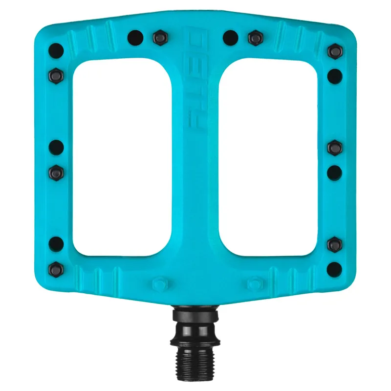 Deity Deftrap Flat Pedals in Blue