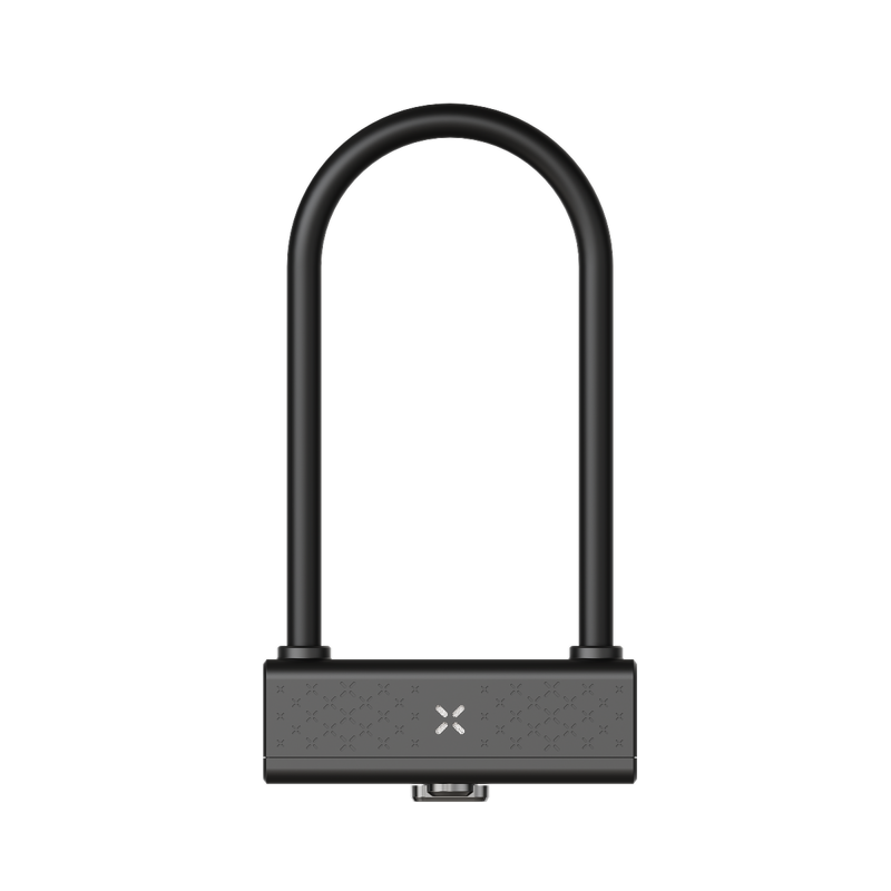 Black X RockSolid Smart Shackle U-lock in Black Diamond