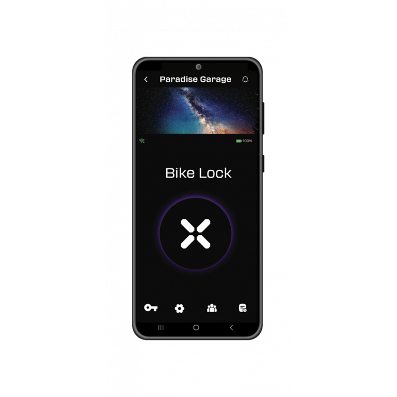 Black X Titan Gold Secure Smart Shackle Lock 2 in Black-7