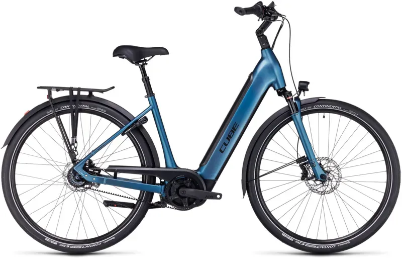 Cube Supreme Hybrid EXC 625 SE City Bike in Blue/Black