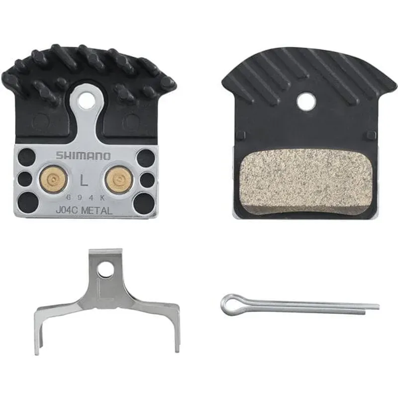 Shimano J04C Finned Alloy Resin Disc Brake Pads Pair