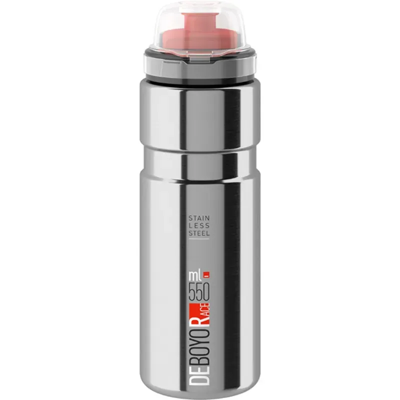 Elite Deboyo Race 550ml Vacuum Bottle in Silver