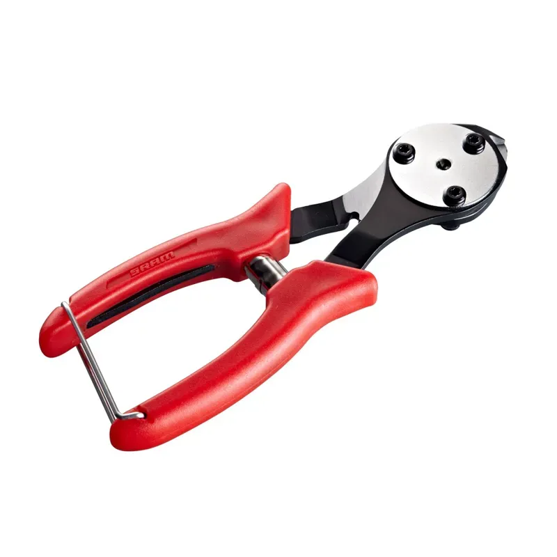 SRAM Cable Housing Cutter Tool with Awl in Red-1