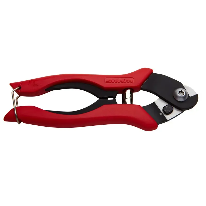 SRAM Cable Housing Cutter Tool with Awl in Red
