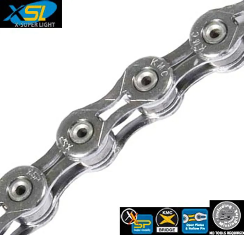 KMC 9 Speed X9-SL Chain 116 Links