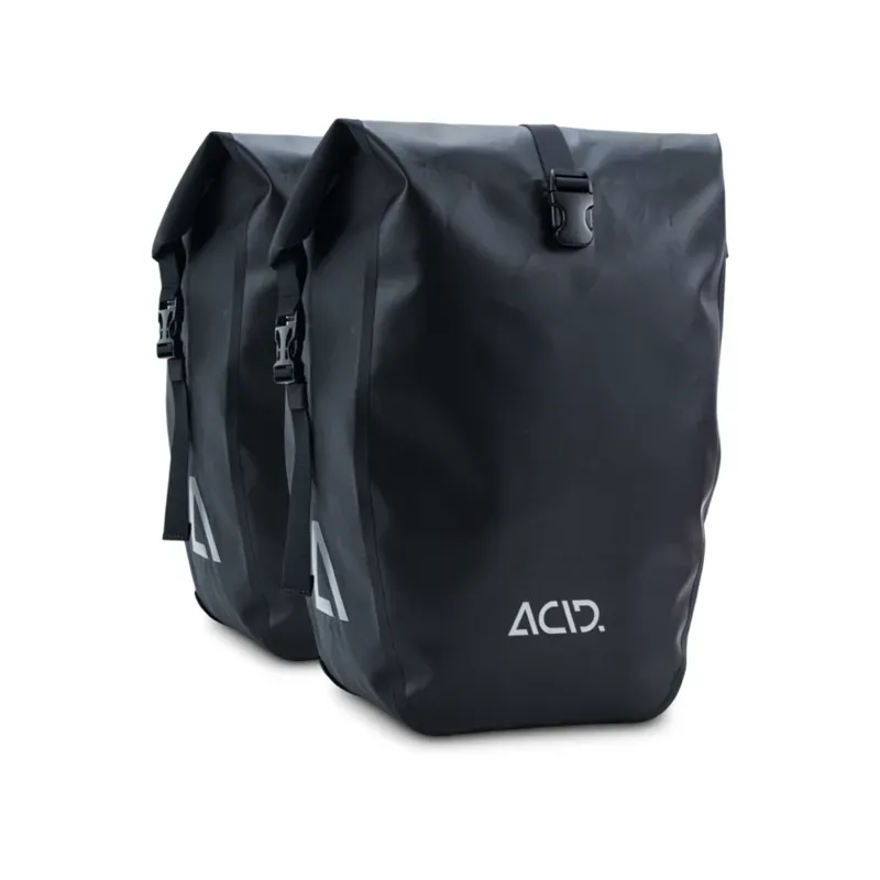 2022 Acid Travlr Pure 20/2 Pannier Bags in Black