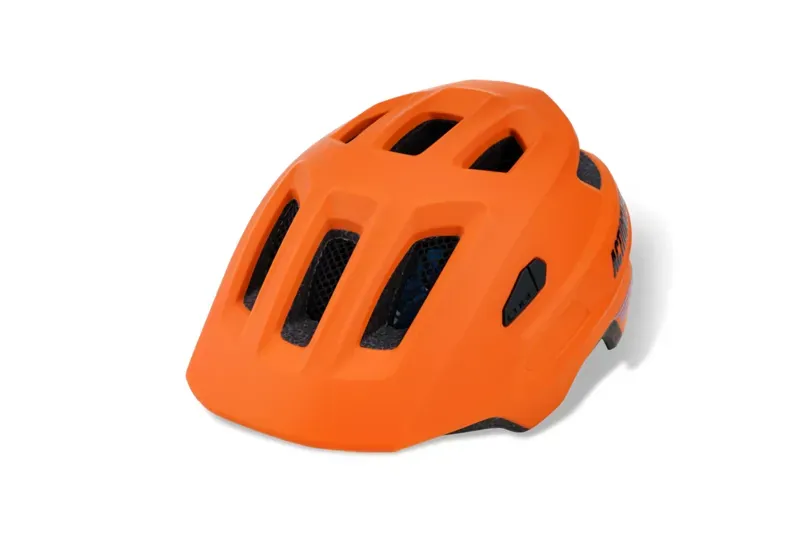 2022 Cube Linok x Actionteam Helmet in Matt Orange/Blue