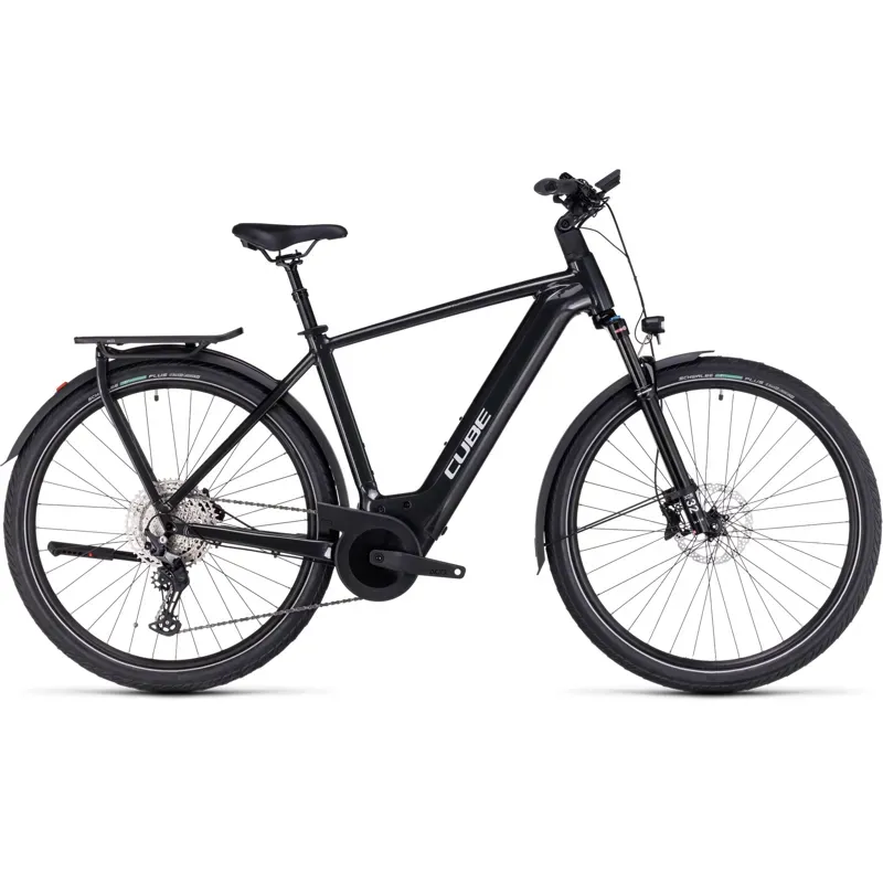 Cube Kathmandu Hybrid EXC 750 Electric Bike in Grey/Silver