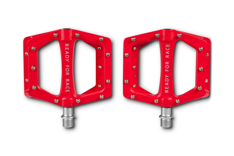 RFR Flat Race Pedals in Red