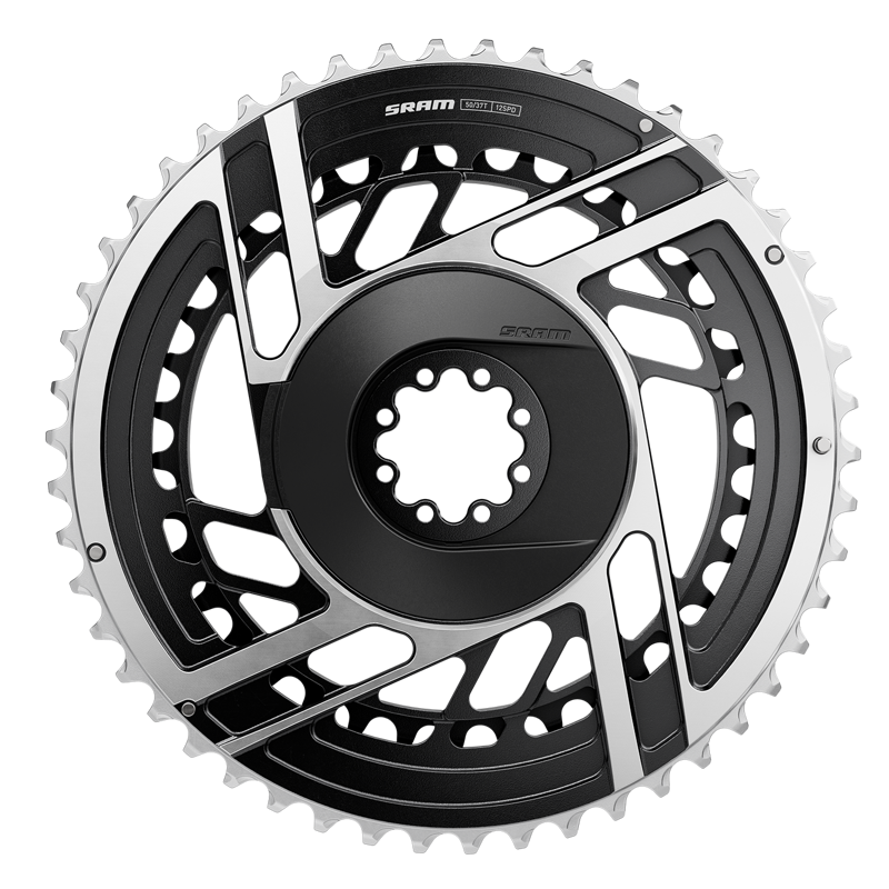 SRAM Red E1 Road DM Non-Power Chainring Kit in Black/Silver-1
