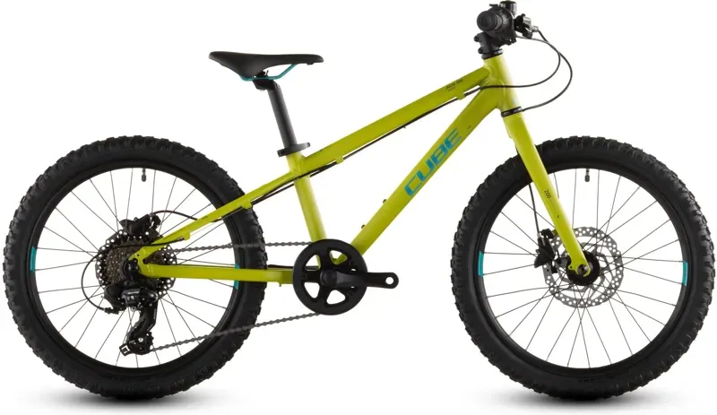 Cube Acid 200 Disc Kids Bike in Lizard/Blue